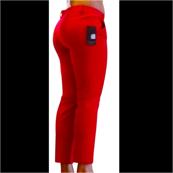 Zara Ankle Crop Capri Pleated Dress Pants - Picture 2 of 6